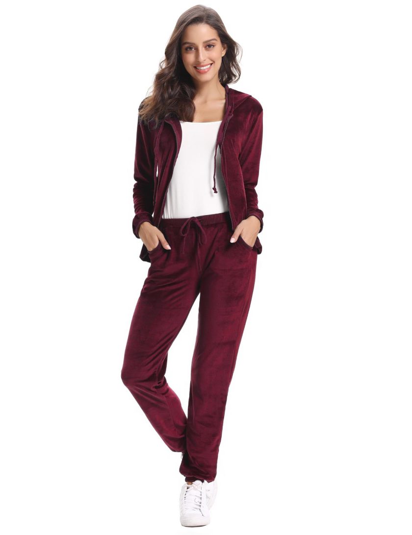 Abollria Womens Long Sleeve Zip Sweatshirt Fleece Clout - CloutClothes.com