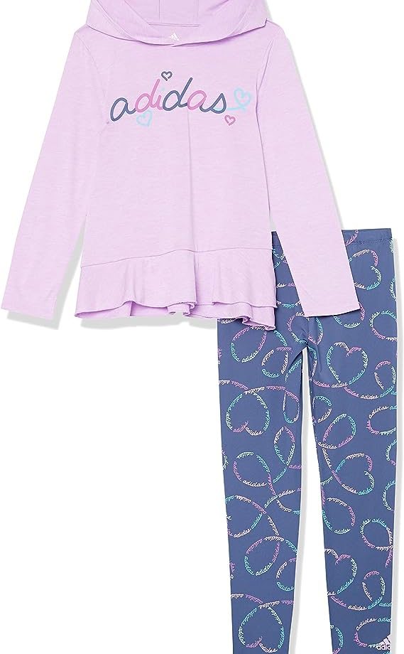 Elevate Style with adidas Girls 2 Piece Jacket Pants Velor Tracksuit ...