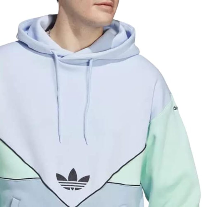 Adidas Mens Archive Hoodie S - White/Blue