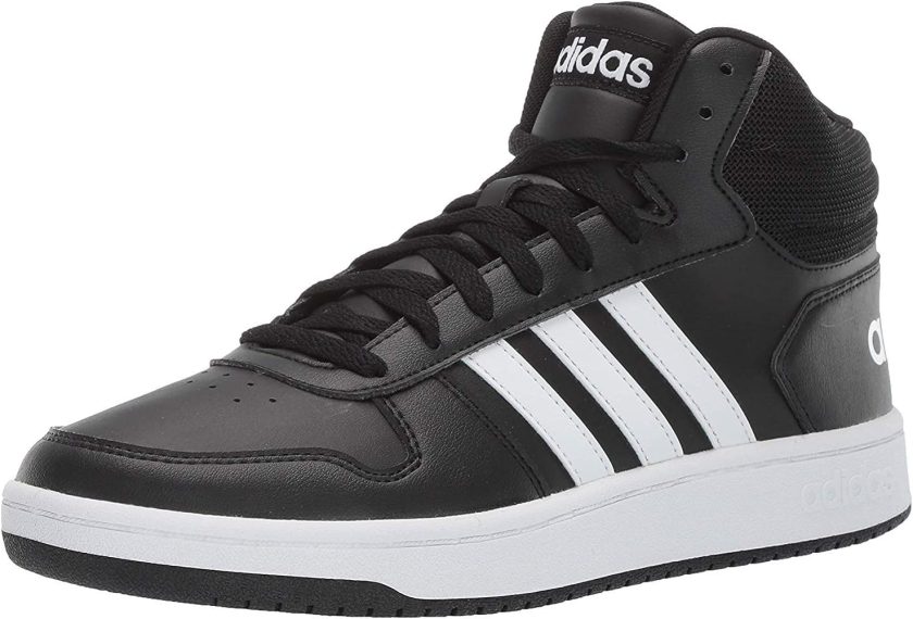 adidas Men's VS Hoops Mid 2.0, Core Black/White/Scarlet, 11.5 M US ...