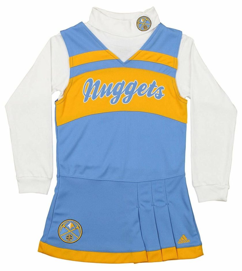 Game with the adidas NBA Denver Nuggets Cheer Jumper Dress