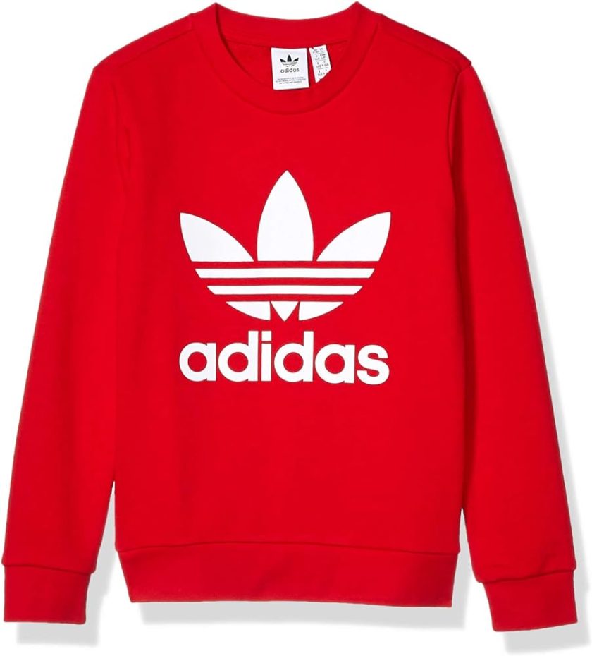 adidas Originals Little Kids Trefoil Crewneck Sweatshirt