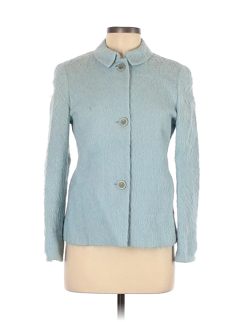 Akris Womens Jacket, 6, Blue