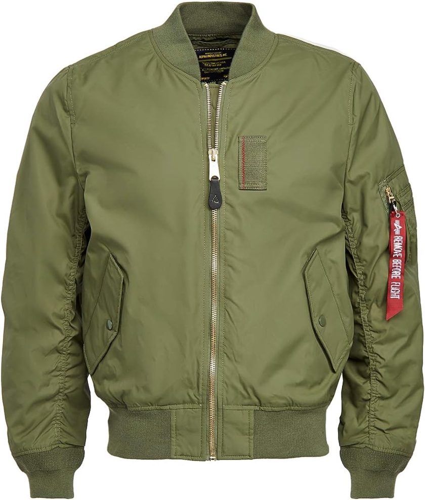 Alpha Industries Men's Slim FIT MID Length Flight Jacket