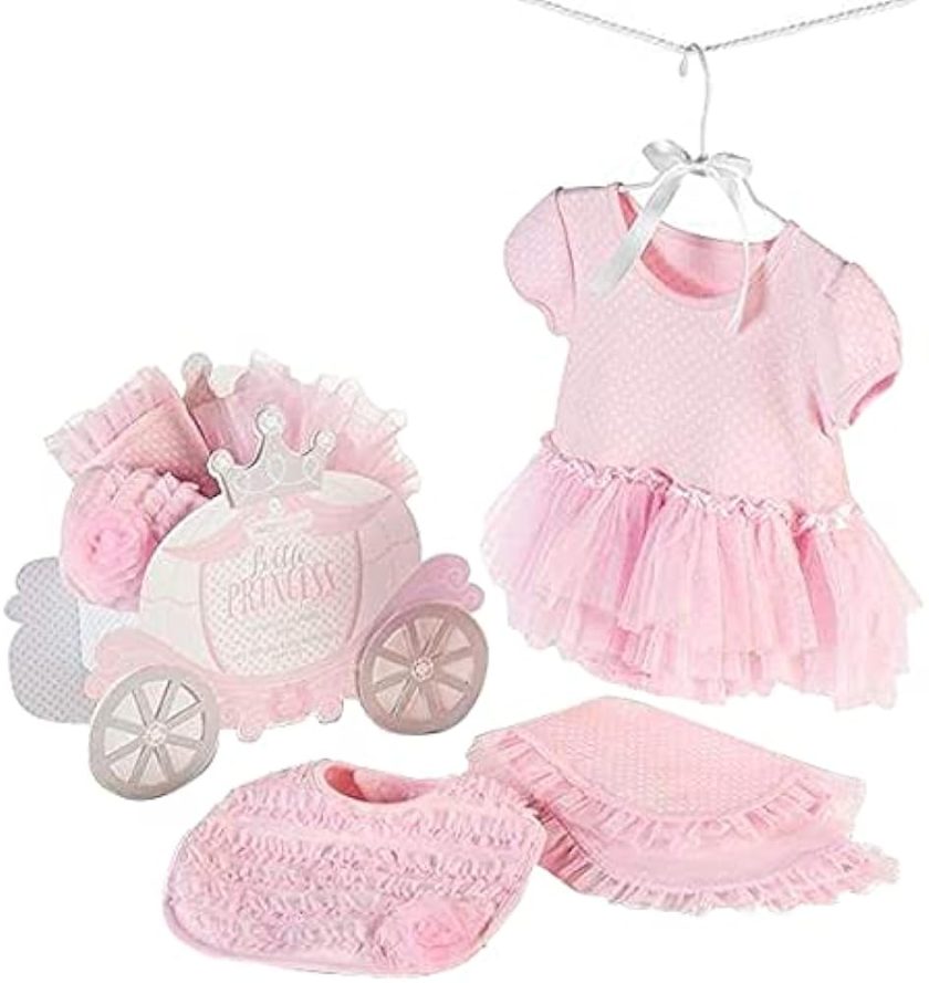 Baby Aspen Little Princess 3 Piece Gift Set, Baby Onesie Outfit