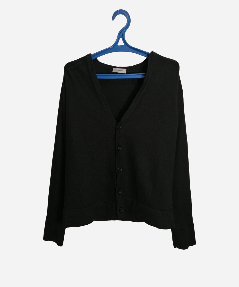 Balenciaga Women's Black Wool Cardigan