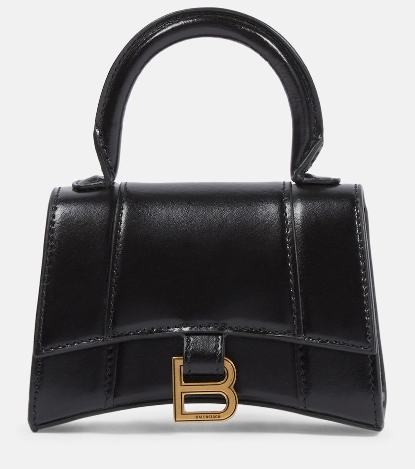 Balenciaga Women's Leather Cross-Body, Black