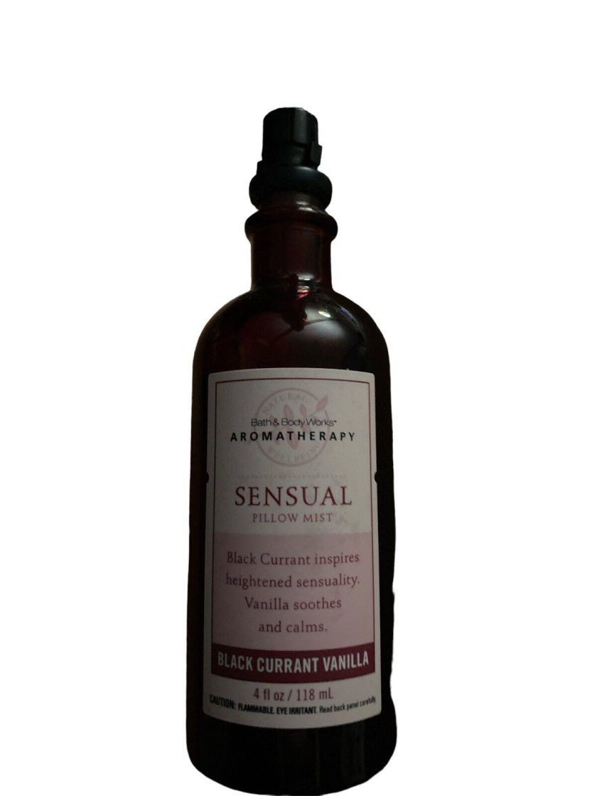 Bath & Body Works Aromatherapy* Black Currant Vanilla* Sensual Pillow Mist