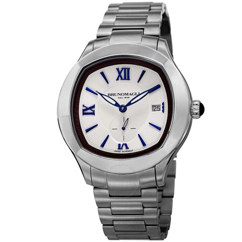 Bruno Magli Men's 1041 Swiss Quartz Stainless Steel Bracelet Watch