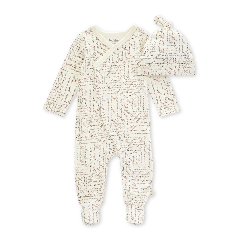 Burt's Bees Baby Baby Unisex's Romper and Hat