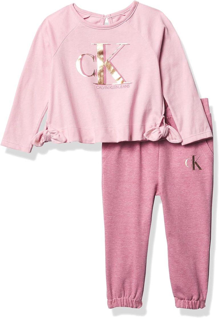 Adorable and Versatile: Calvin Klein Baby Girls' 3-Piece Set in Rose ...