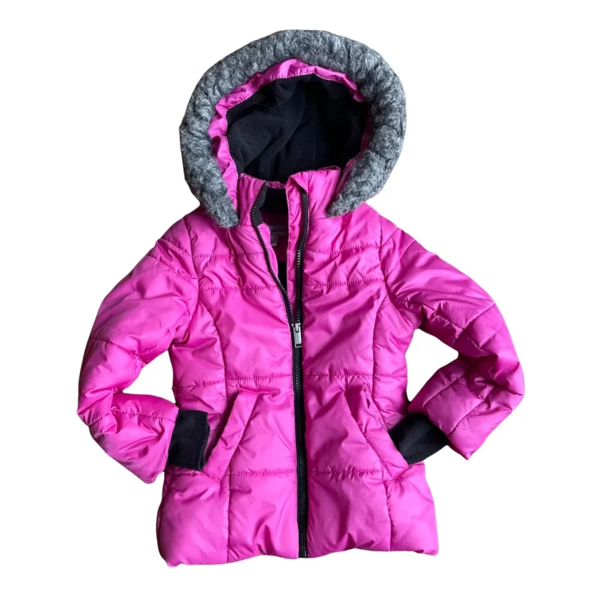 Calvin Klein Little Girls Mohawk Puffer Jacket, Pink, 4 Clout ...