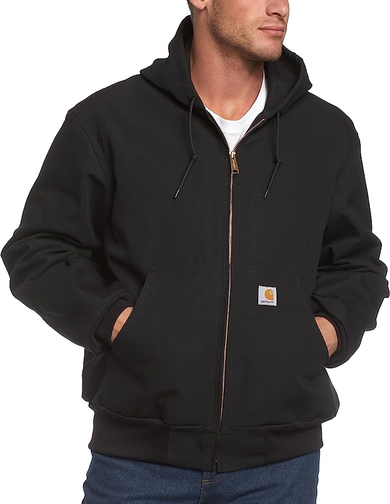 Carhartt Men's Thermal Lined Duck Active Jacket Clout - CloutClothes.com