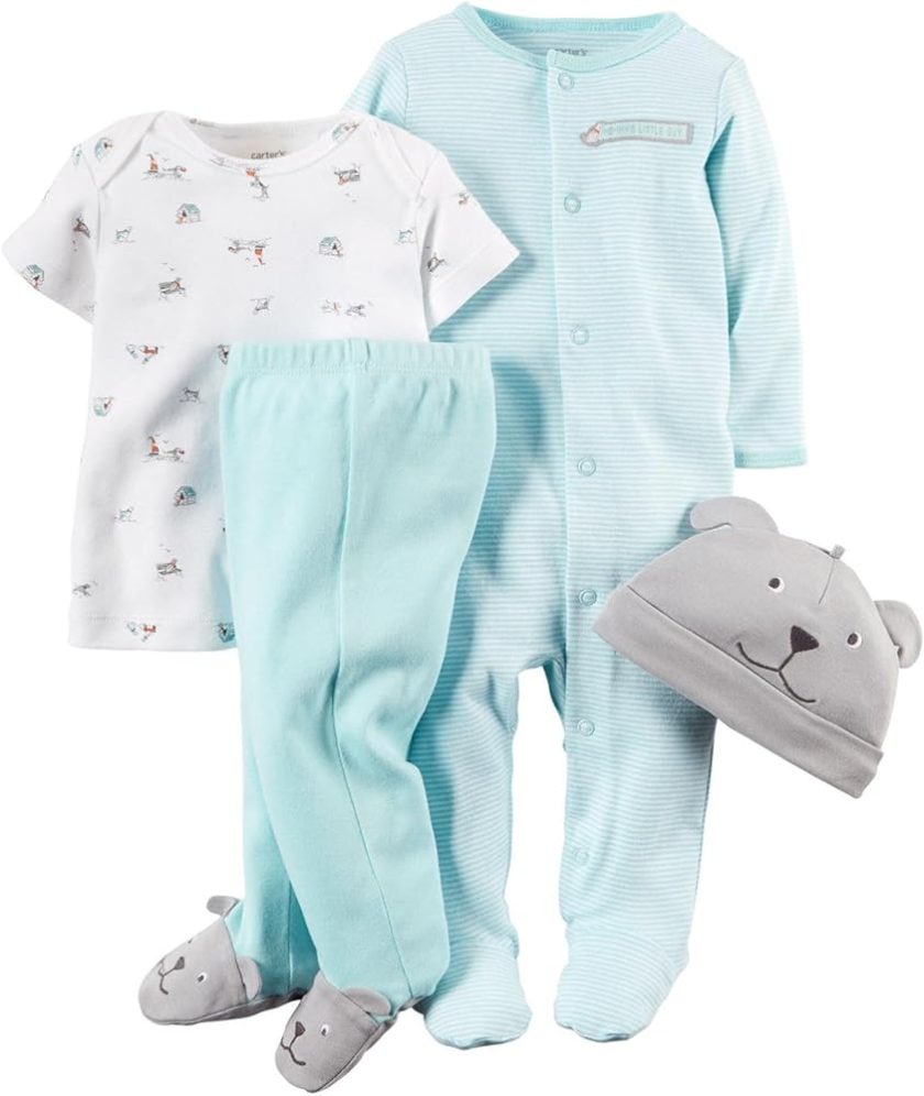 Carter's Baby Boys' 4 Piece Layette Set (Baby)