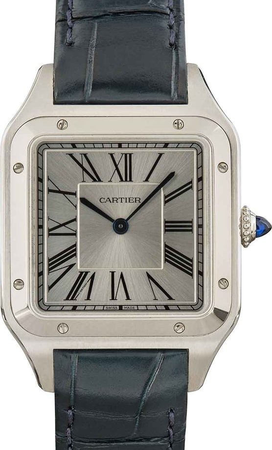 Timeless Elegance: Cartier Santos Dumont Vintage Watch for Women - Certified Pre-owned Luxury Timepiece