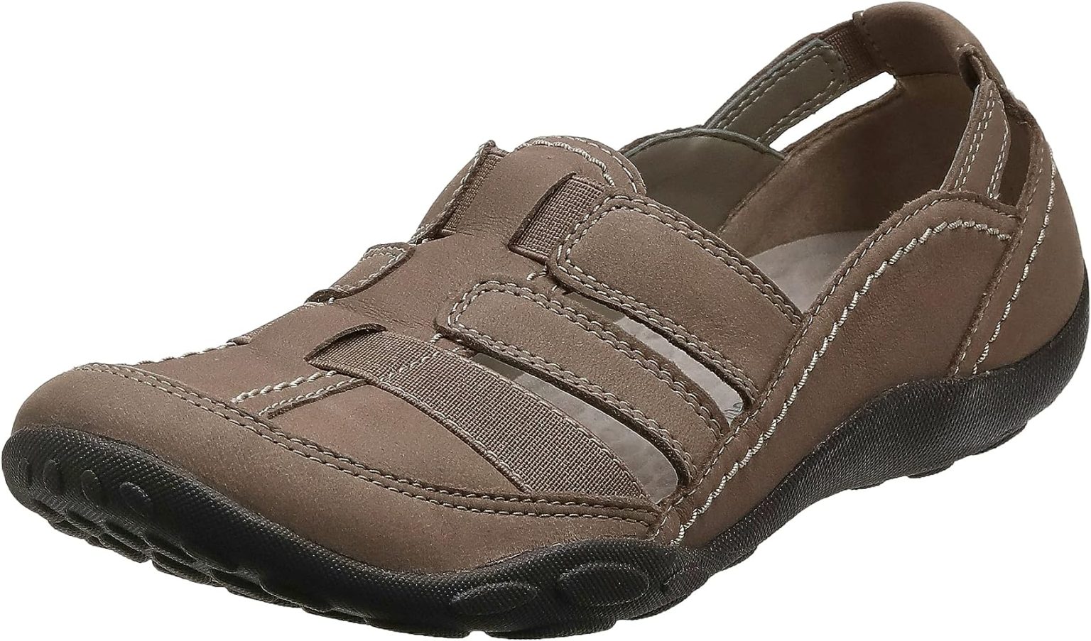 CLARKS Women's Haley Stork Sandal,Teal Nubuck Clout - CloutClothes.com