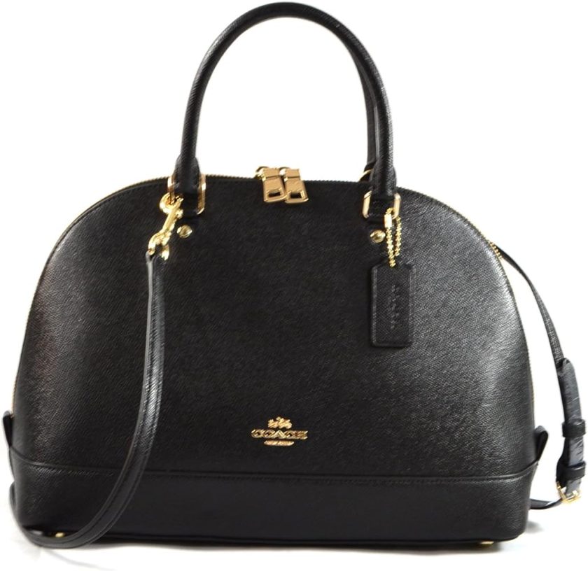 Coach Crossgrain Sierra Satchel - Black , Medium