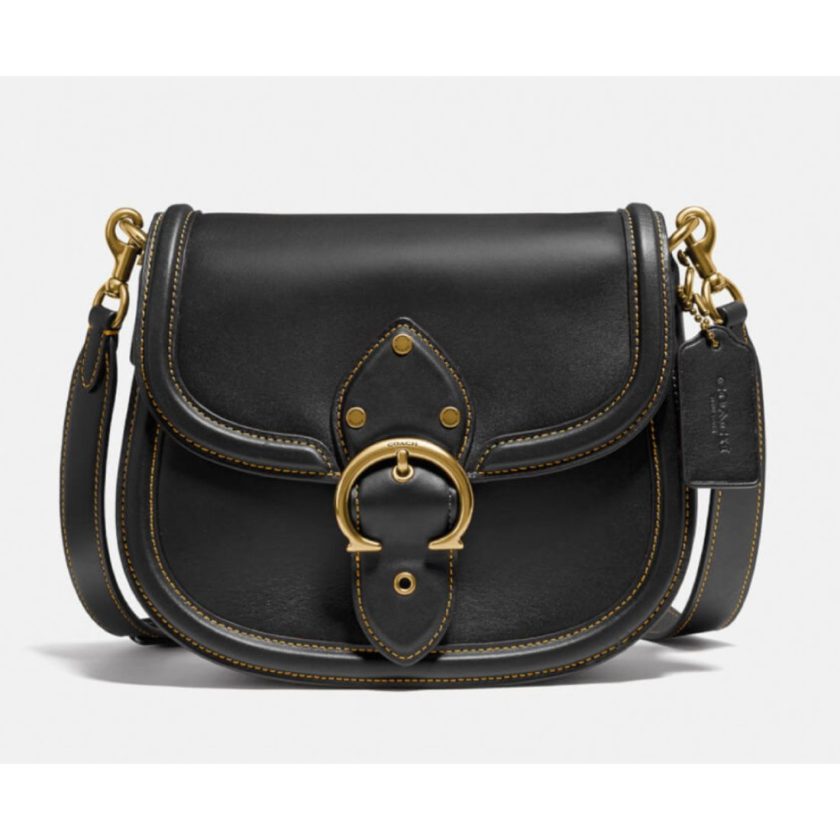 COACH Women's Glovetanned Leather Saddle Bag