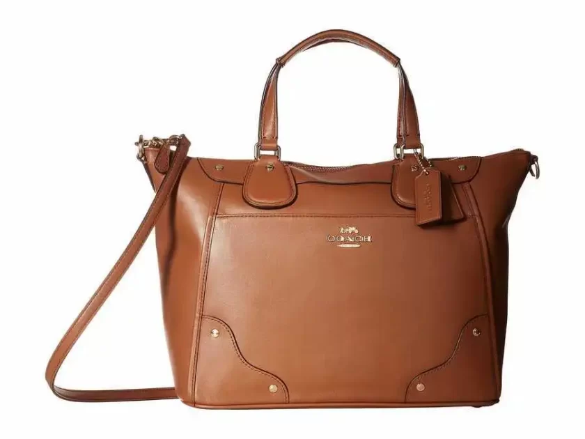 COACH Women's Grain Leather Mickie Crossbody Warm Oxblood One Size