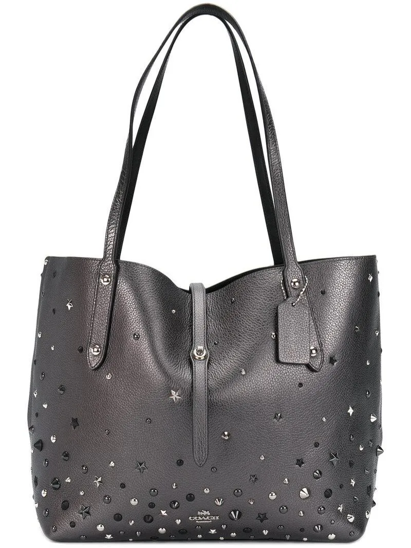 COACH Women's Market Tote with Metallic Lining Clout - CloutClothes.com