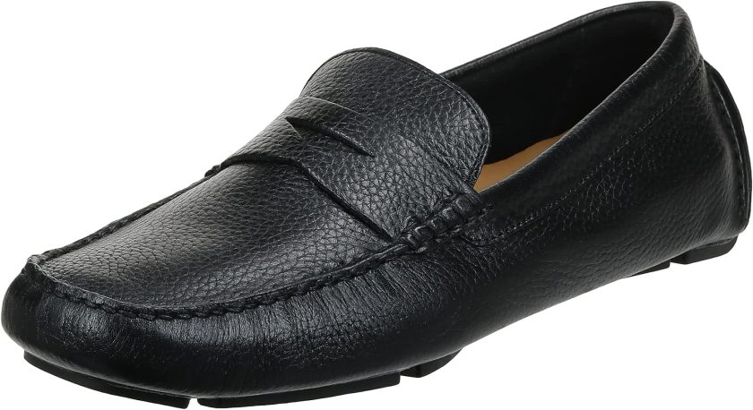 Cole Haan Men's Howland Penny Loafer, Black Clout - CloutClothes.com