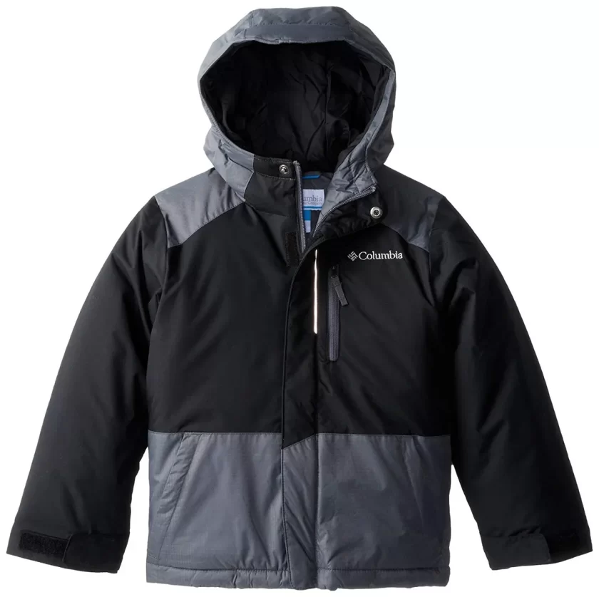 Columbia Boys' Big Lightning Lift Jacket, Black/Graphite