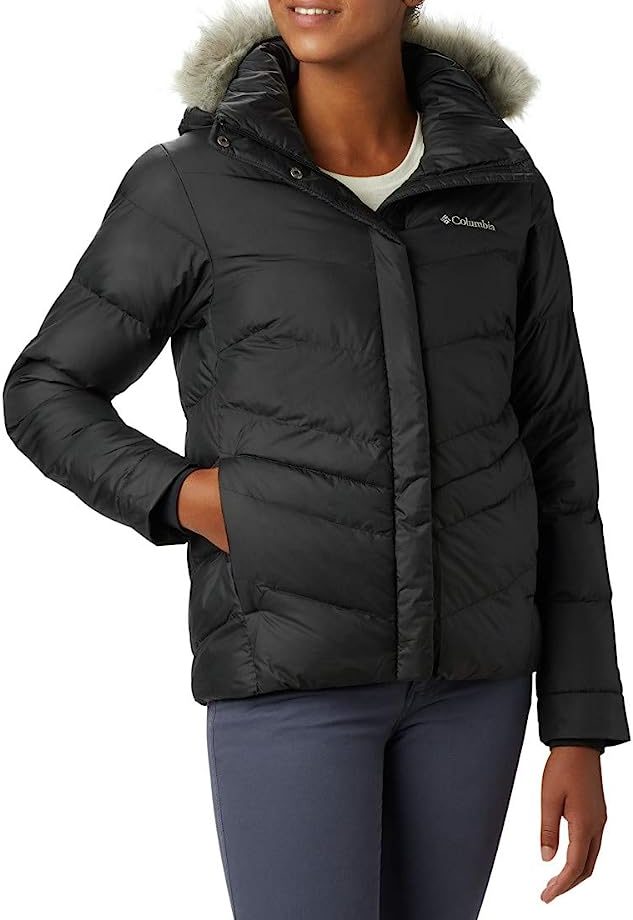 Comfort with Columbia Women's Peak to Park Insulated Jacket - Black, Medium: Superior Warmth for Outdoor Adventures