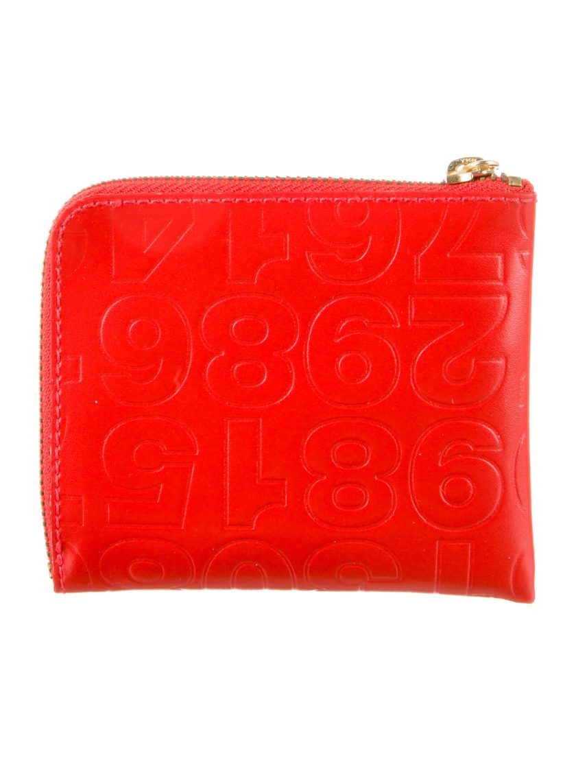 Comme Des Garçons Women's Red Leather Wallet