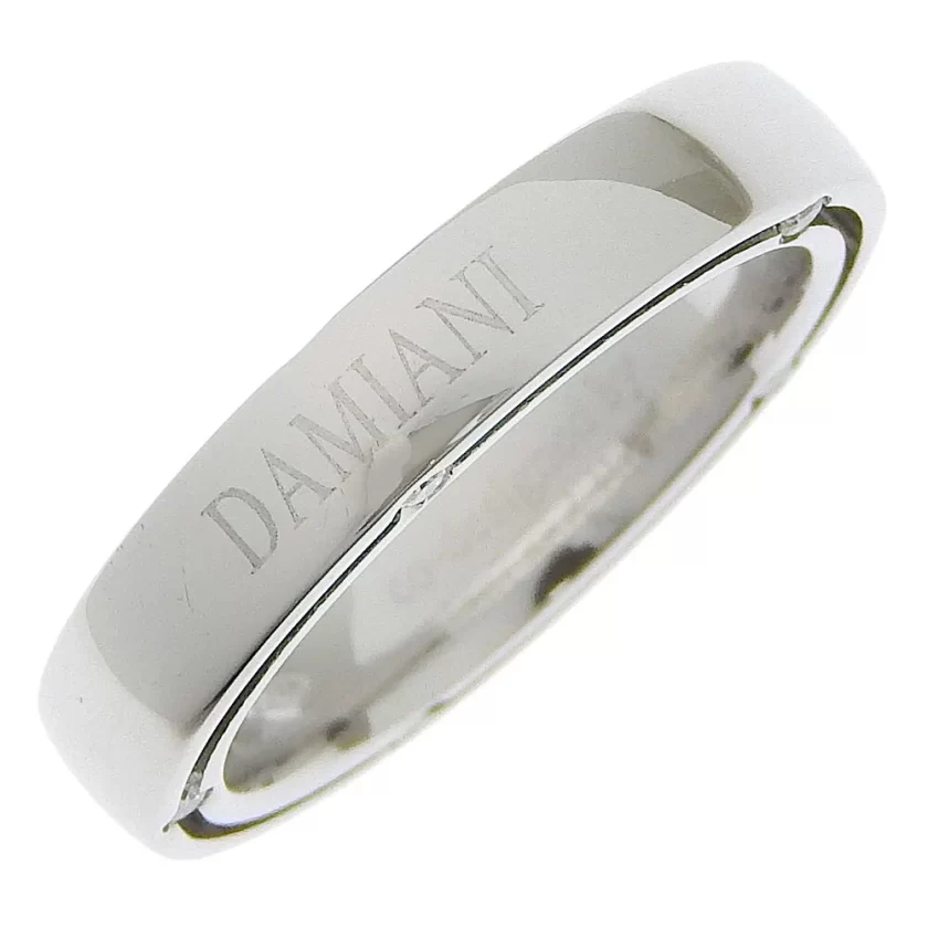 Damiani D.Side Brad Pitt 18K White Gold Marquise Diamond Engagement Ring