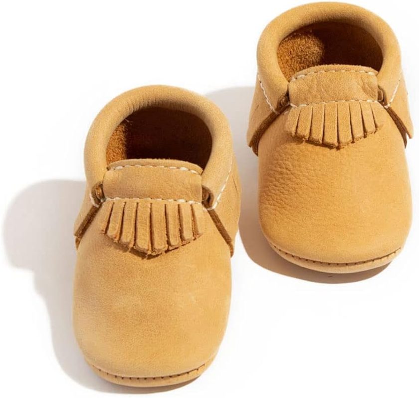 Freshly Picked - Soft Sole Leather Moccasins - Baby Girl Boy Shoes