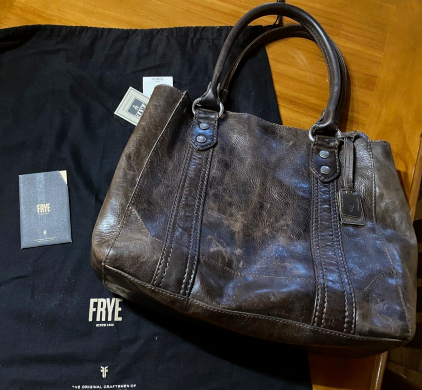FRYE Melissa Western Tote, Slate