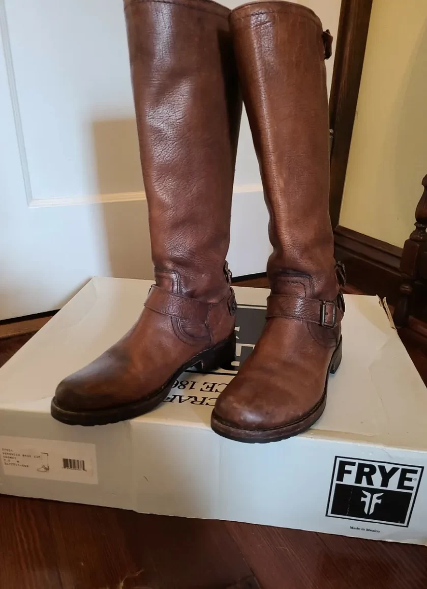 FRYE Veronica Zip Hobo, Cognac
