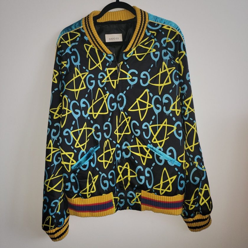 Ghost edition Gucci multicolor jacket mens large