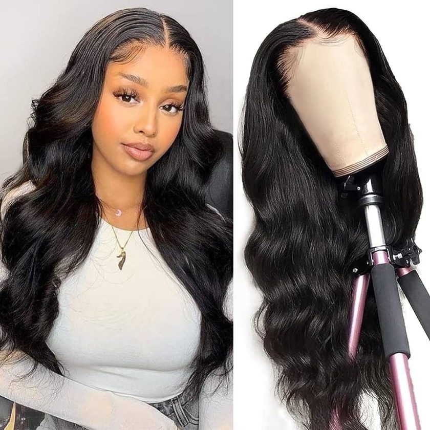 Glueless Body Wave Lace Front Wigs 18 inch