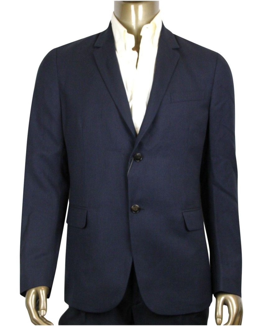 Gucci Formal Blue Saphire Wool/Mohair 2 Buttons Jacket