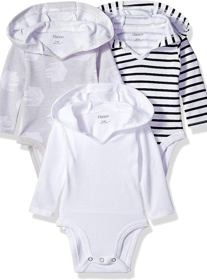 Flexy Comfort with Hanes Ultimate Baby 5-Pack Long Sleeve Bodysuits - A Wardrobe Essential for Your Little One