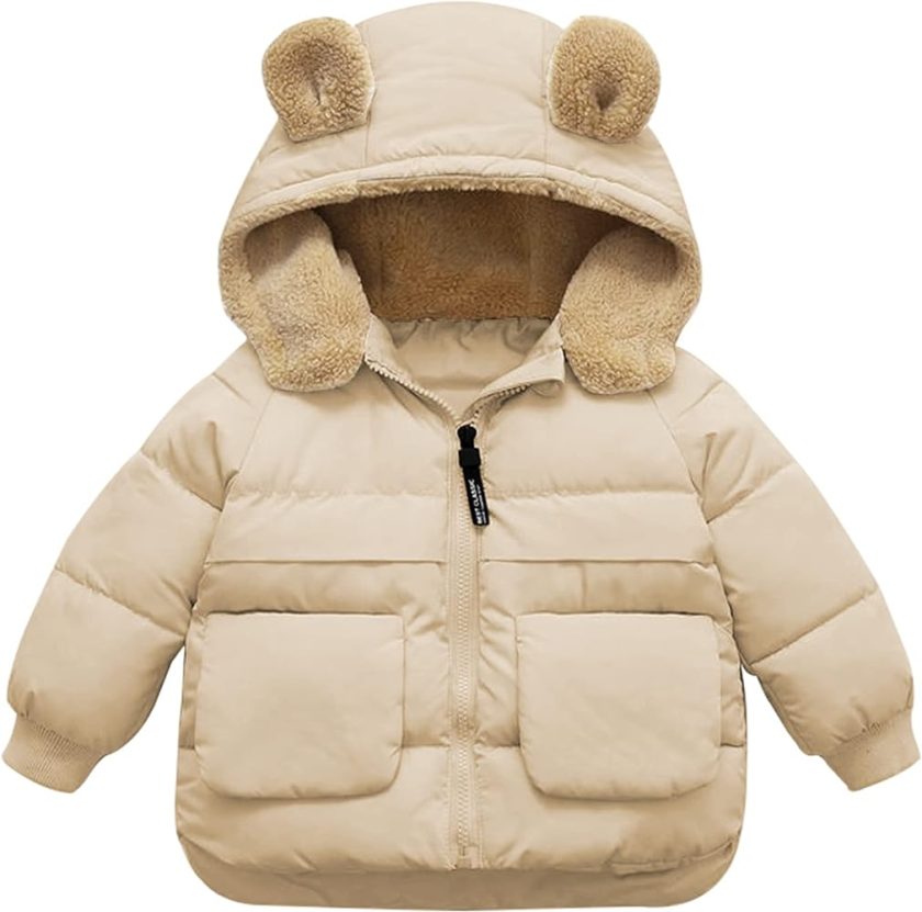 Happy Cherry Baby Boys Down Coat Puffy Soft Warm