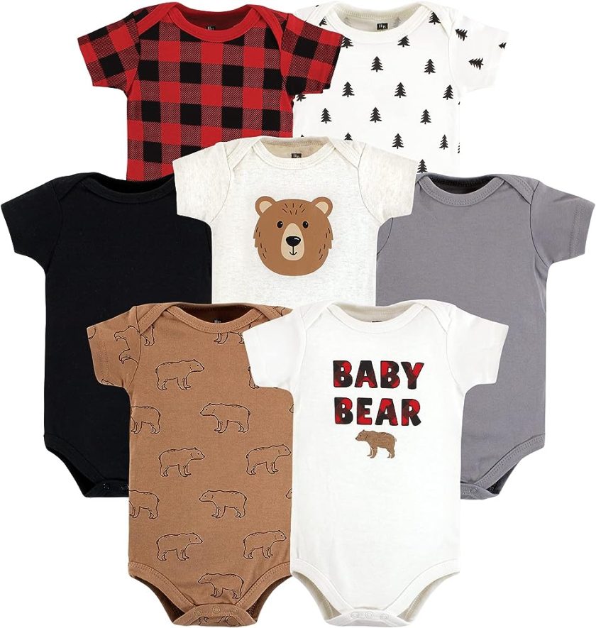 Hudson Baby Baby Bodysuit and Pant Set, Bear, 9-12 Months