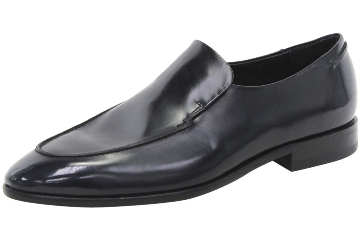Hugo Boss Men's Dressapp_Loaf_bo Black Leather Loafers Shoes Sz: 9.5 ...