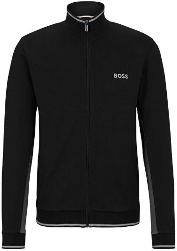 Hugo Boss Tracksuit Jacket Jacket Jackets M Black Men Clout ...