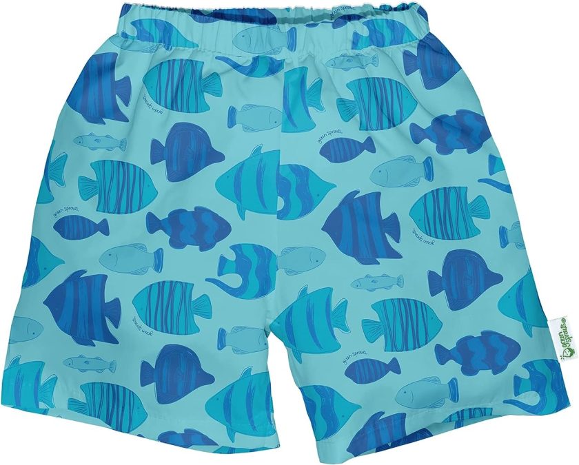 i play. Toddler Boys Pocket Trunks w/Built-in Reusable Absorbent Swim Diaper
