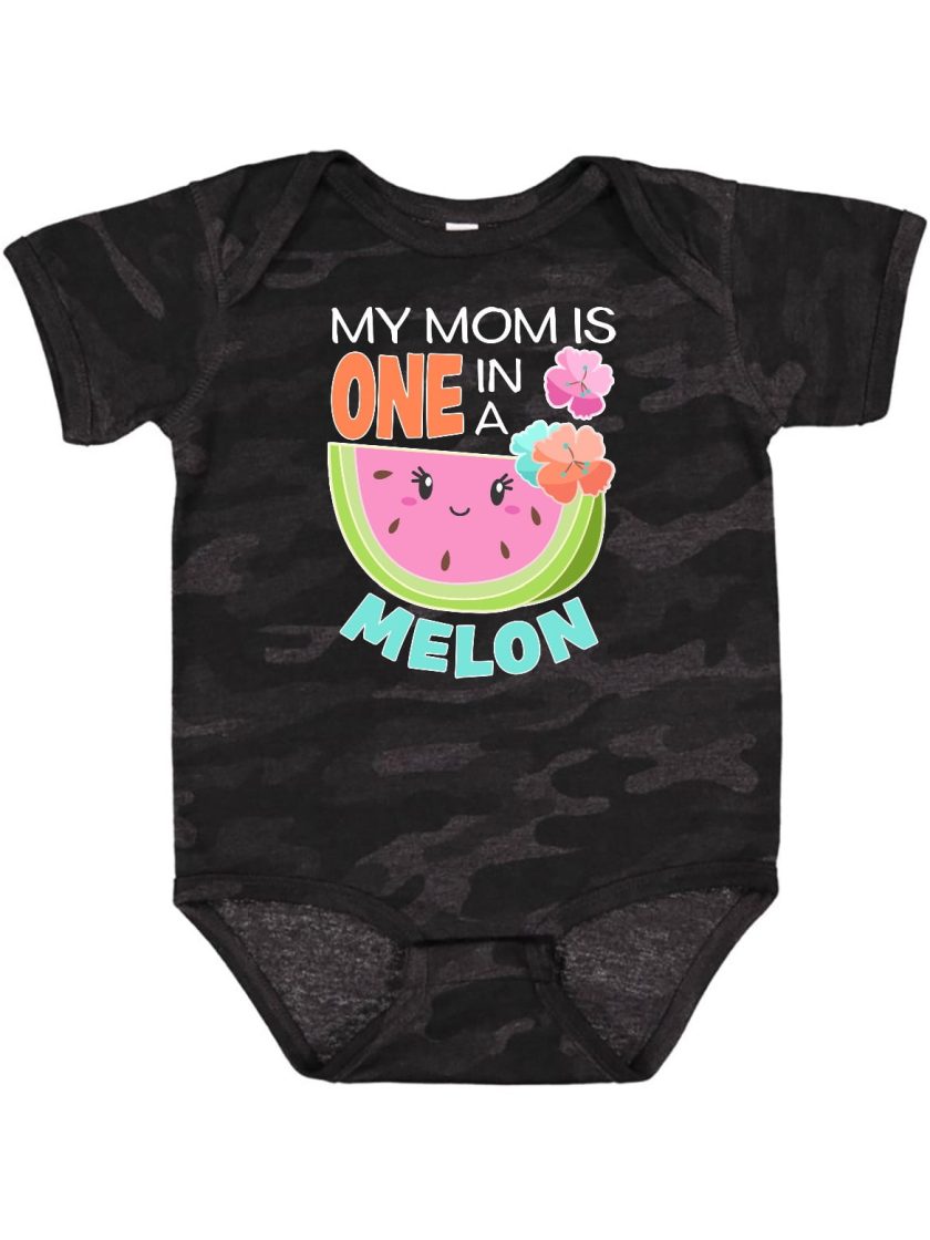 inktastic - My Mom is One in a Melon Infant Tutu Bodysuit