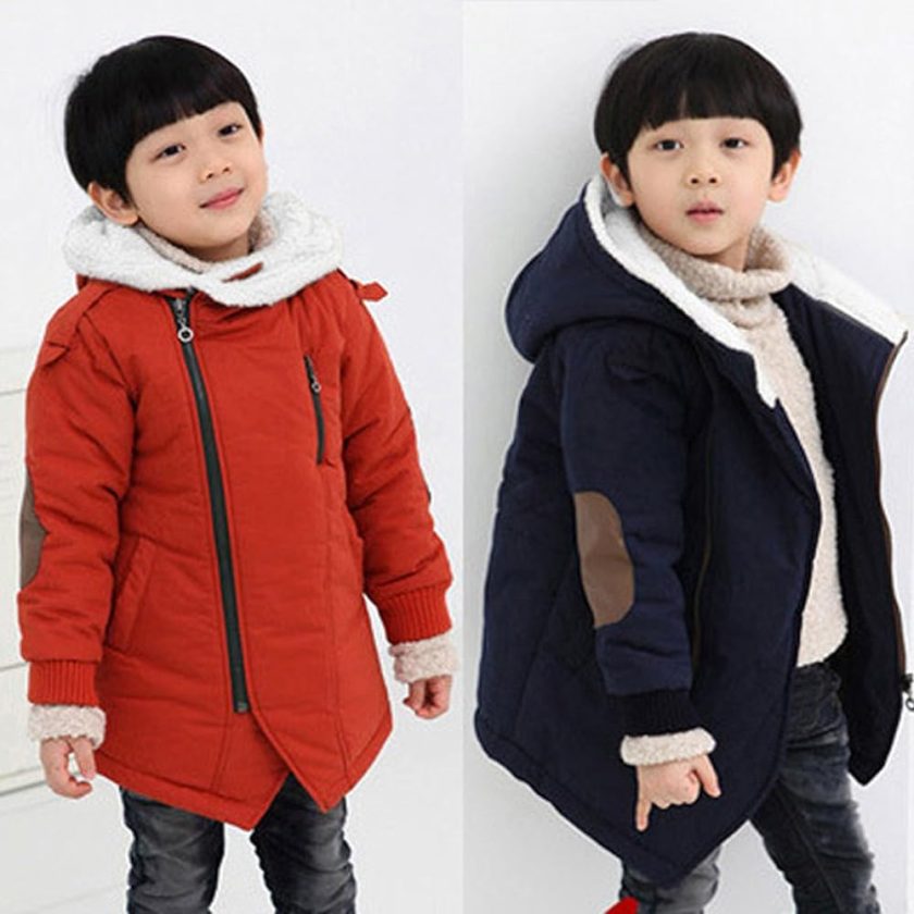 JiaYou Toddler Kid Child Boy Hooded Thick Winter Parka Mid/Long
