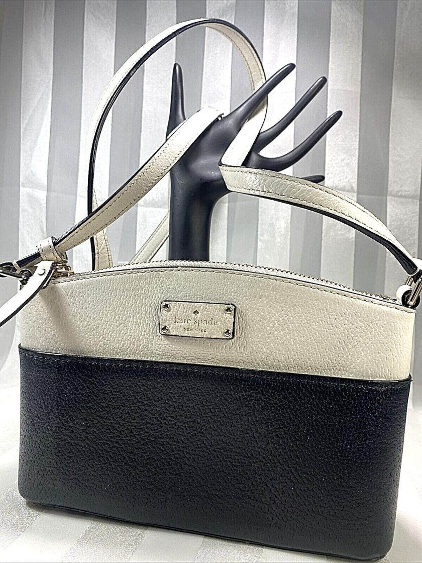 Kate Spade New York Jeanne Crossbody Grove Street Handbag Black Leather