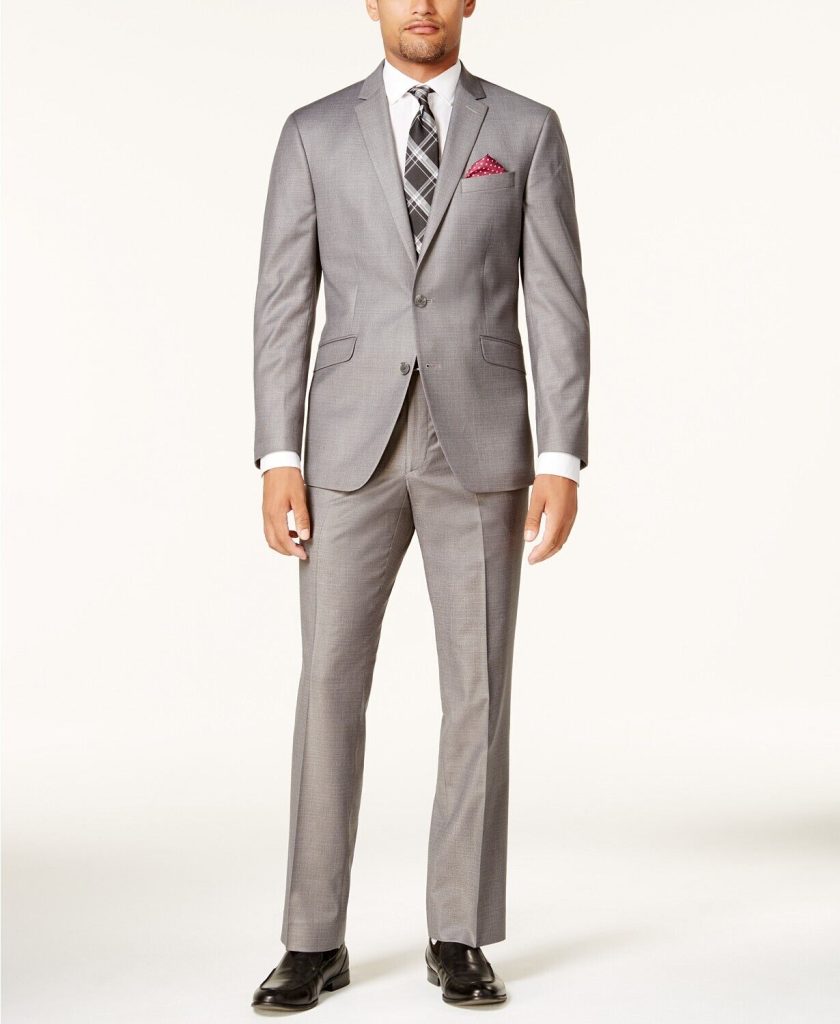 Kenneth Cole REACTION Men's Techni-Cole Slim Fit Stretch Tuxedo
