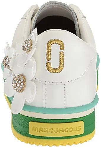 Step into Style with Marc Jacobs Women's Daisy Multi Color Sole Sneaker - A Touch of Elegance for Your Feet