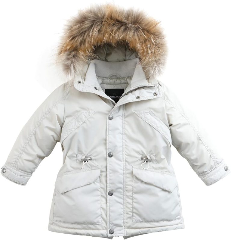 marc janie Girls Boys' Light Weight Down Jacket Packable Removable ...