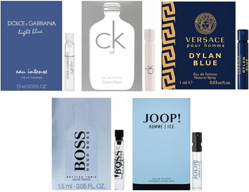 Men's cologne sampler set - Designer perfume sample Lot x 5 Cologne ...