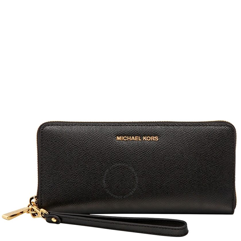 MICHAEL MICHAEL KORS Jet Set Travel Leather Continental Wristlet