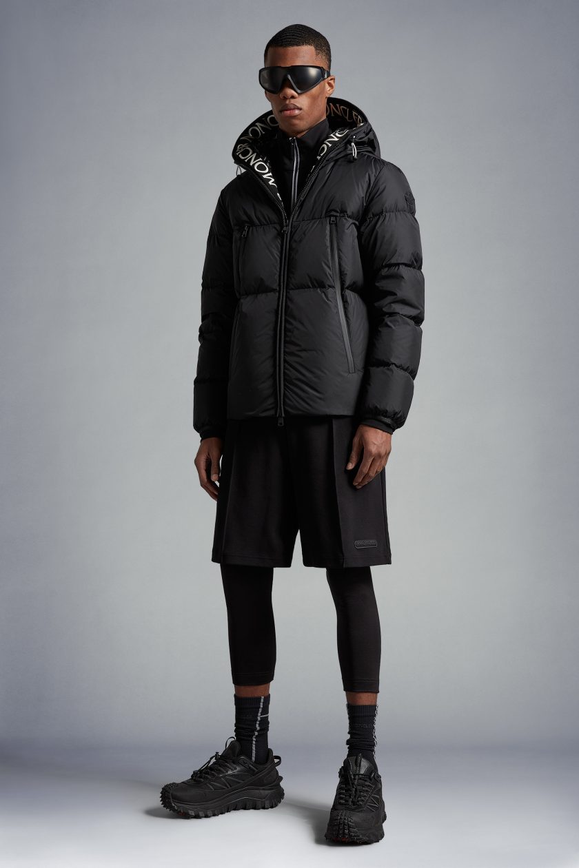 Moncler Men's Black Polyamide Outerwear Jacket